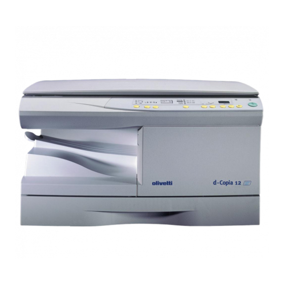 OLIVETTI DCOPIA 12 SERVICE MANUAL Pdf Download ManualsLib