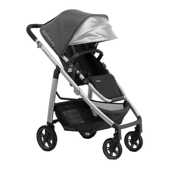 Uppababy cruz best sale folding latch