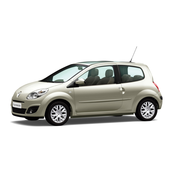 Renault TWINGO Driver's Handbook Manual