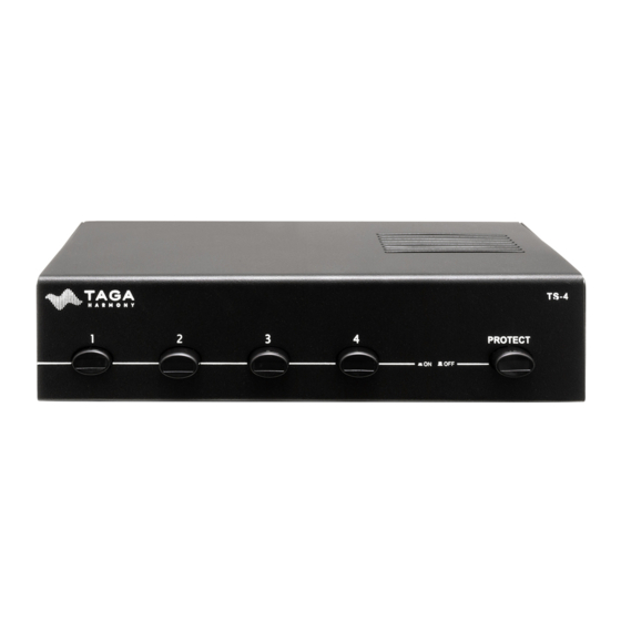 Taga Harmony TS Series Instruction Manual
