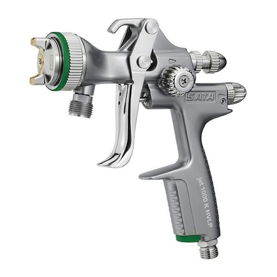SATA SATAjet 1000 A RP Operating Instructions Manual