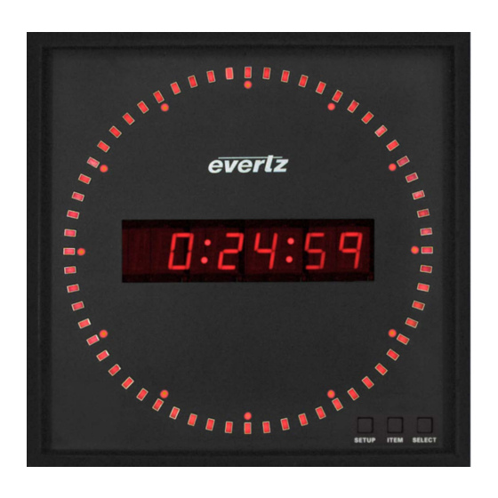evertz 1275T Series User Manual