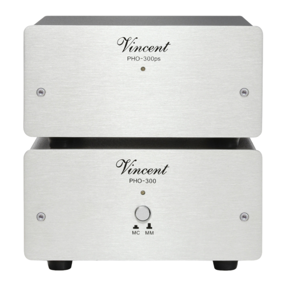VINCENT PHO-300 Instructions For Use Manual