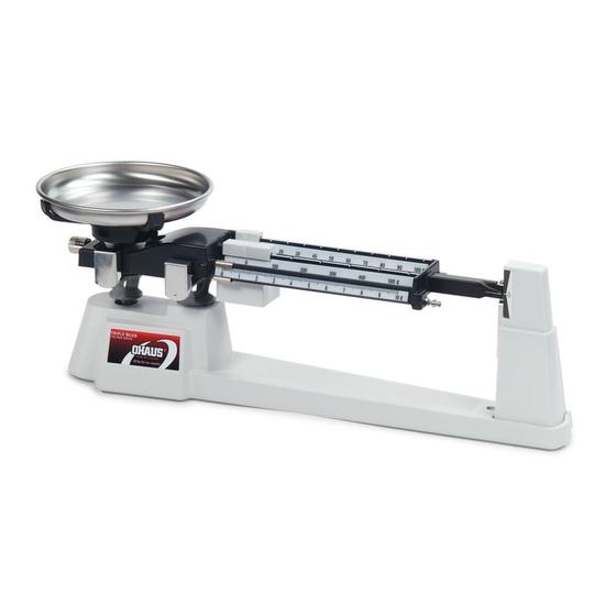 OHAUS 700 Metric Series Instuction Manual