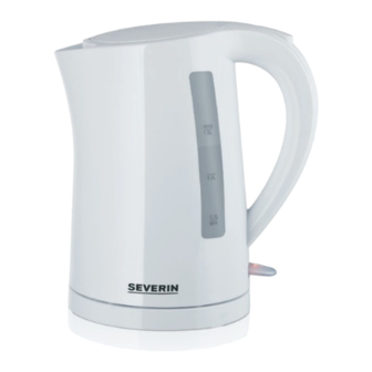 SEVERIN WK 3494 Instructions For Use Manual