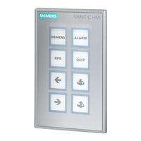 Siemens SIMATIC HMI 6AV3688-3AF37-0AX0 Operating Instructions Manual