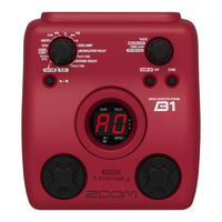 Zoom B1 Operation Manual