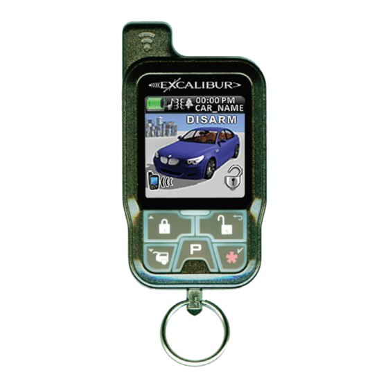 Excalibur AL-2020-EDP Operation Manual