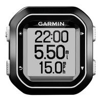 Garmin Edge 20 Owner's Manual