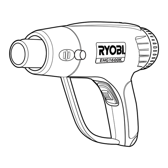 Ryobi EHG1600K Owner's Operating Manual