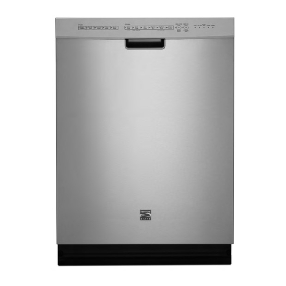 Kenmore elite best sale dishwasher 665