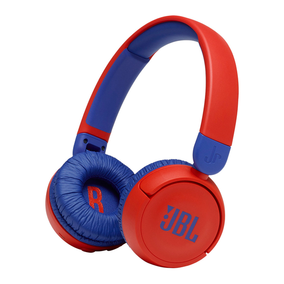Harman JBL JR310BT Quick Start Manual