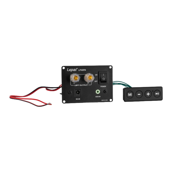 Lepai LP40PA Operating Manual