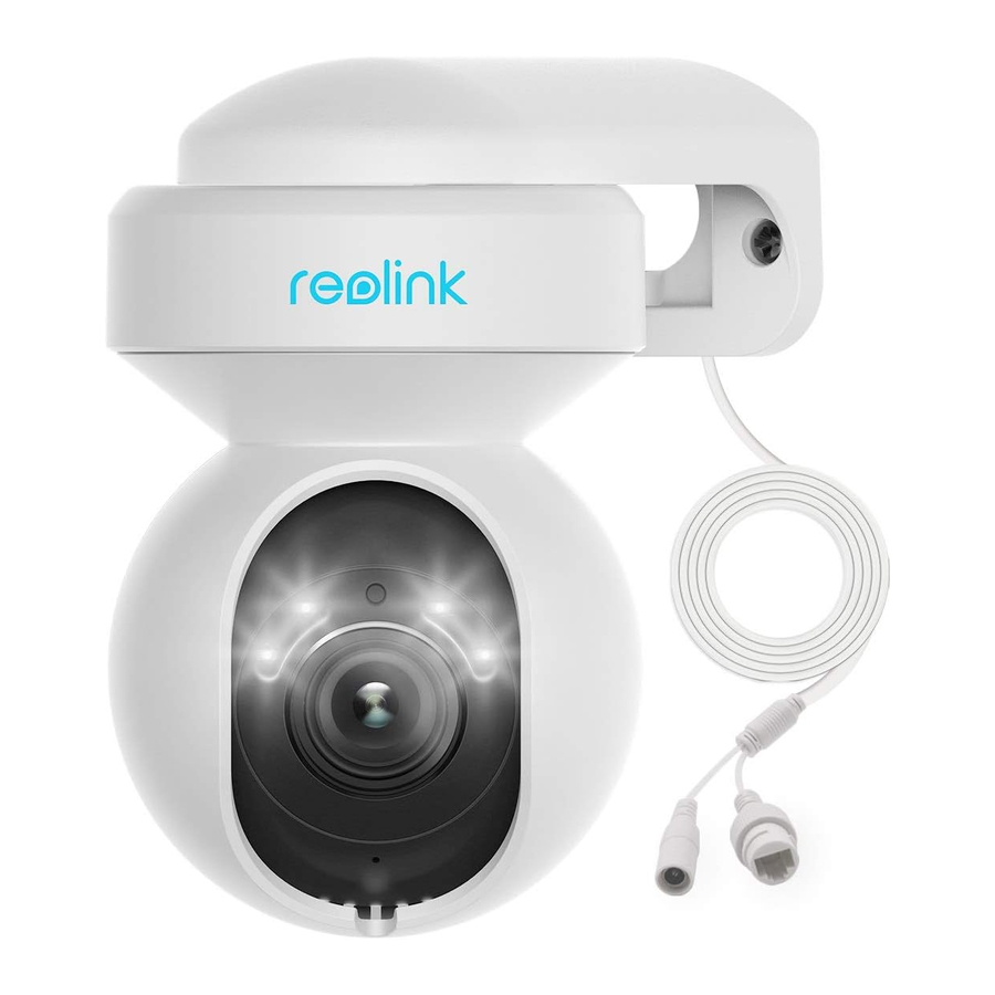 Reolink E1 Outdoor - Smart 5MP PTZ WiFi Camera Manual