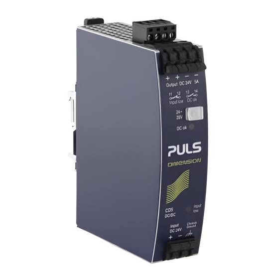 Puls CD5.241-S1 Installation Manual