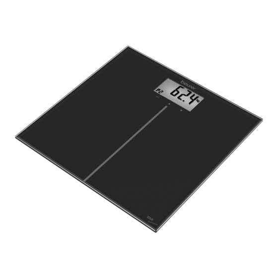 Beurer GS 280 BMI Genius Instructions For Use Manual