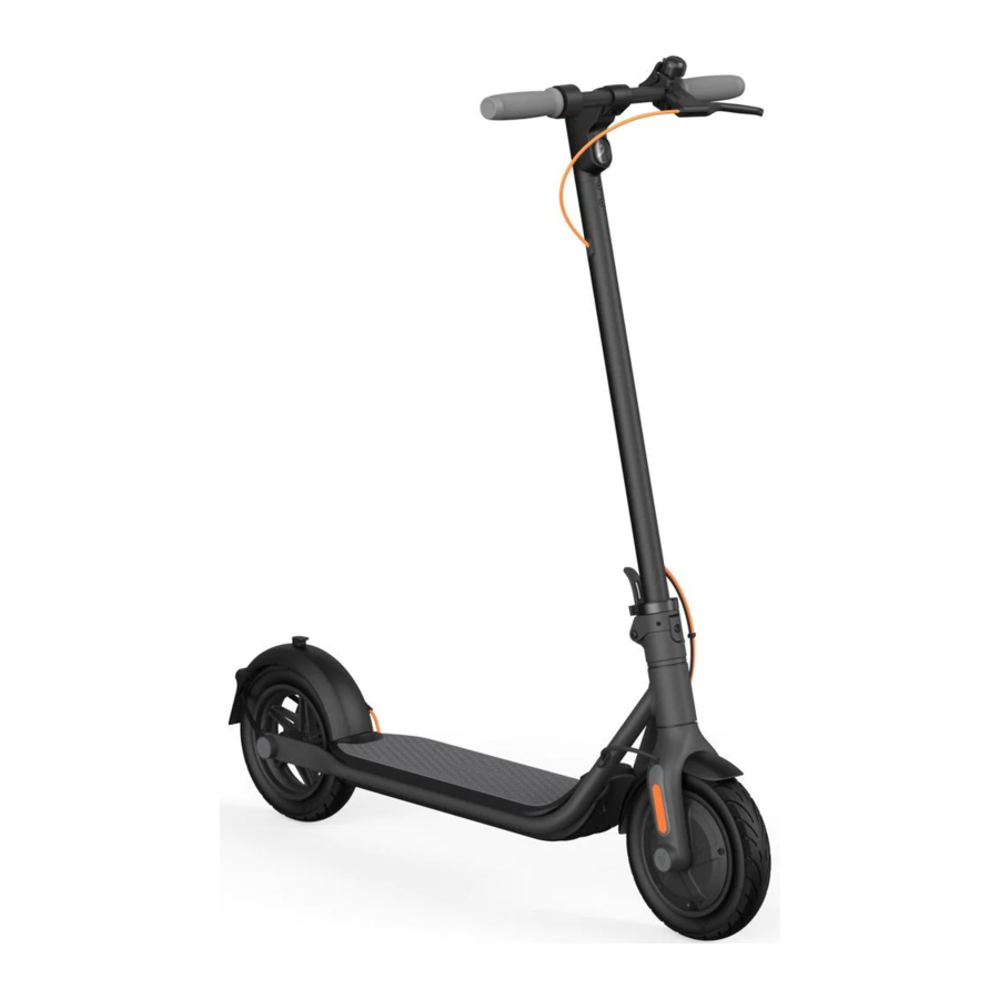 Segway Ninebot F25, F40 - Ninebot Kick Scooter Manual