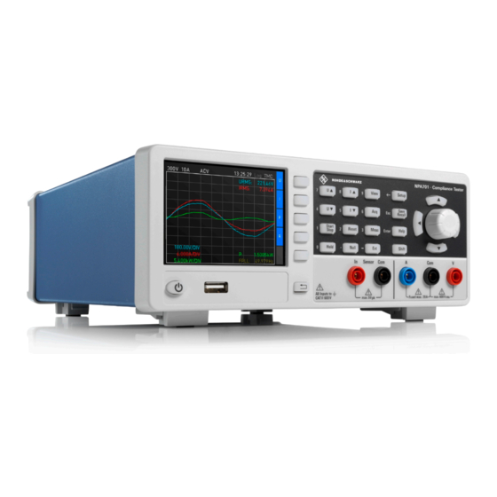 Rohde & Schwarz NPA Getting Started