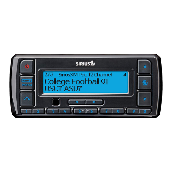 Sirius XM RAdio Stratus7 User Manual