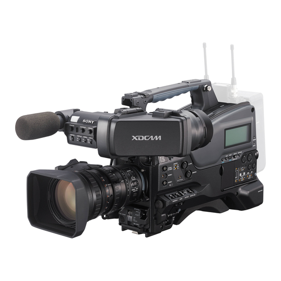 Sony PXW-X320 Operating Instructions Manual