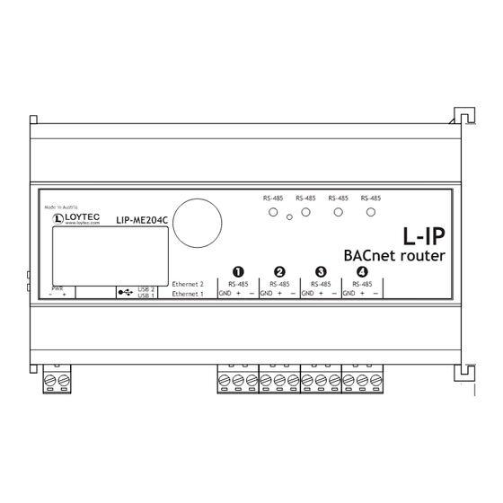 Delta Loytec LIP-ME204C Installation Instructions