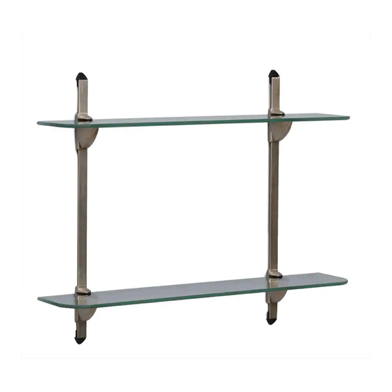 Knape & Vogt Shelf Made 0132-524-GL2 Installation Instructions Manual