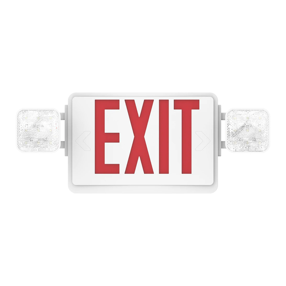 Sunco EXIT LED SIGN Install Manual And Manual