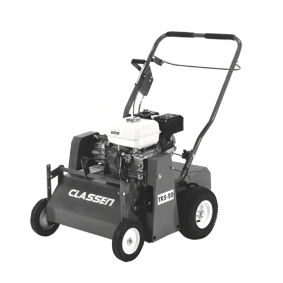 Schiller Grounds Care Classen TRS-20HE Operator's Manual