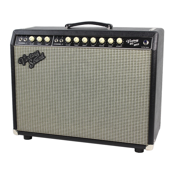 Vintage Sound 40mvp Manual