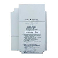 Mitsubishi FR-E520-3.7KN Instruction Manual
