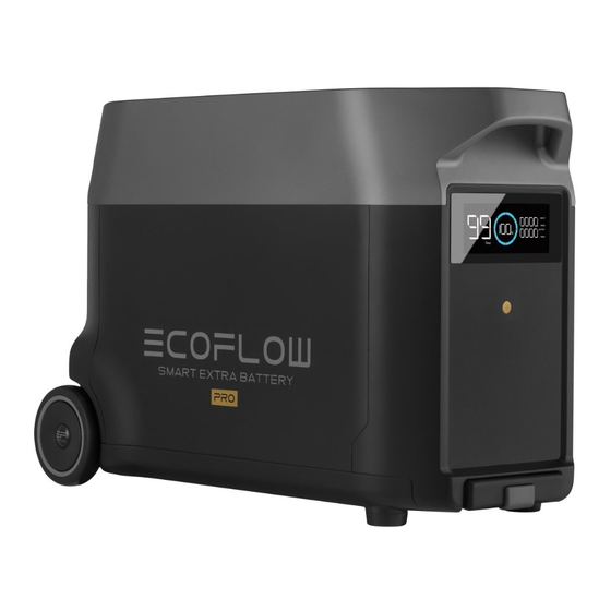 EcoFlow DELTA Pro Smart Extra Battery User Manual
