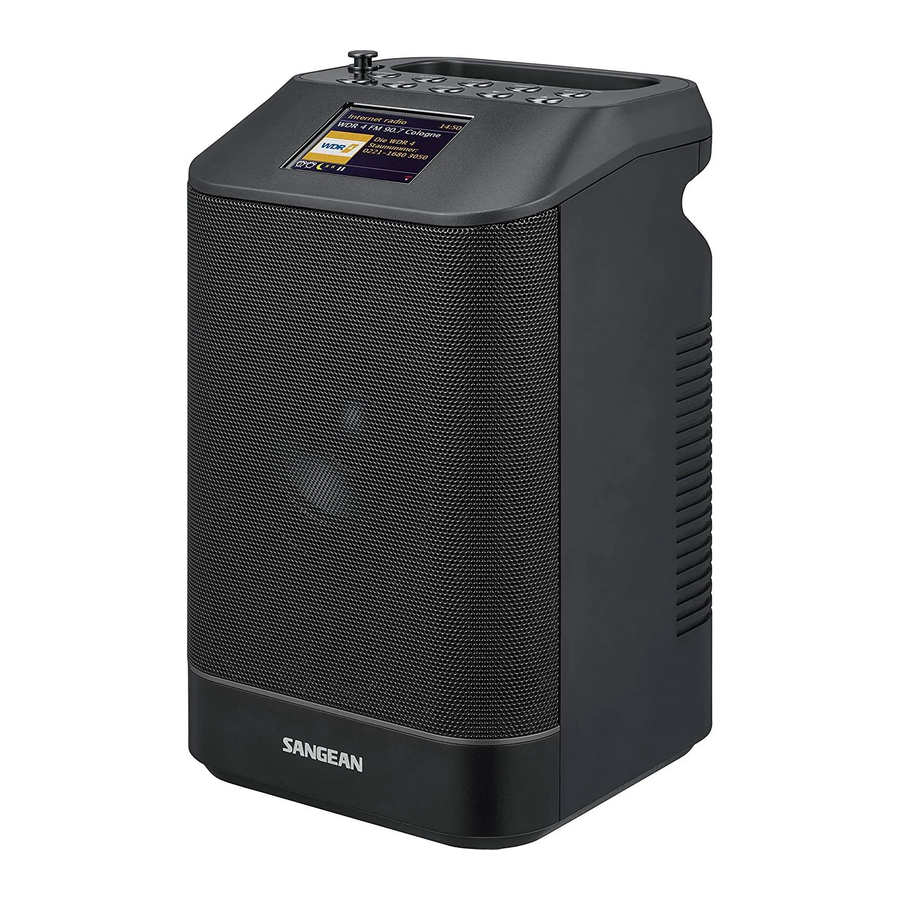 Sangean REVERY R4, WFS-58 - Internet Radio Quick Start Guide