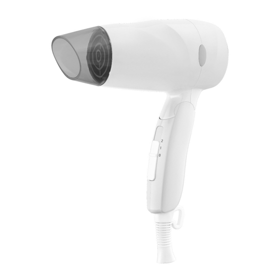 TEFAL Beauty Pocket dry HV1515K0 Quick Start Manual