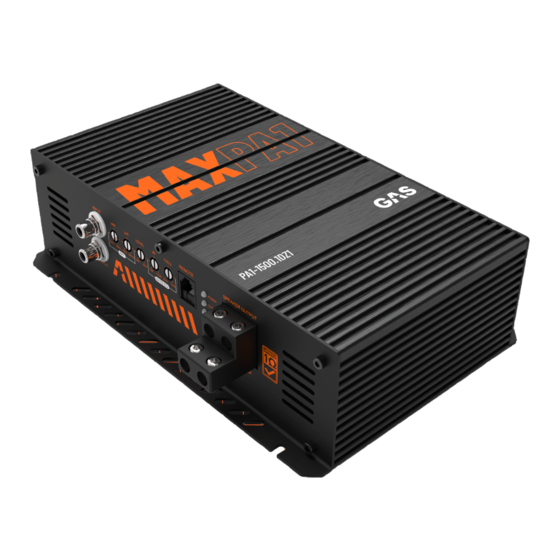 GAS MAX PA1 Series User Manual