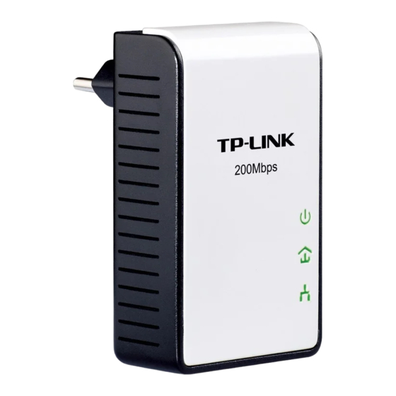 TP-Link TL-PA211 Quick Installation Manual