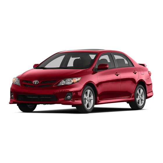 Toyota corolla Warranty & Maintenance Manual