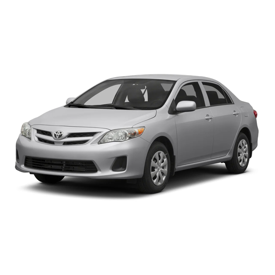 Toyota COROLLA Quick Reference Manual