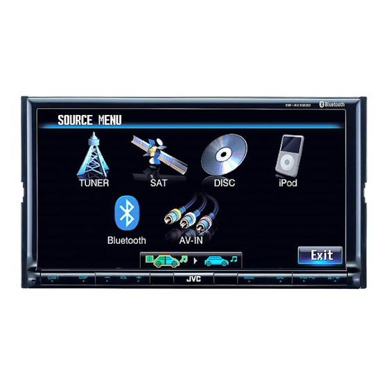 JVC KW-AVX830 Specifications