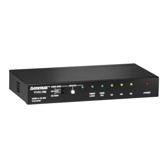 TV One 1T-FC-766 Instruction Manual