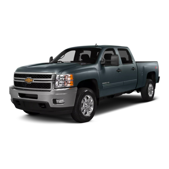 Chevrolet 2014 Silverado 3500HD Owner's Manual