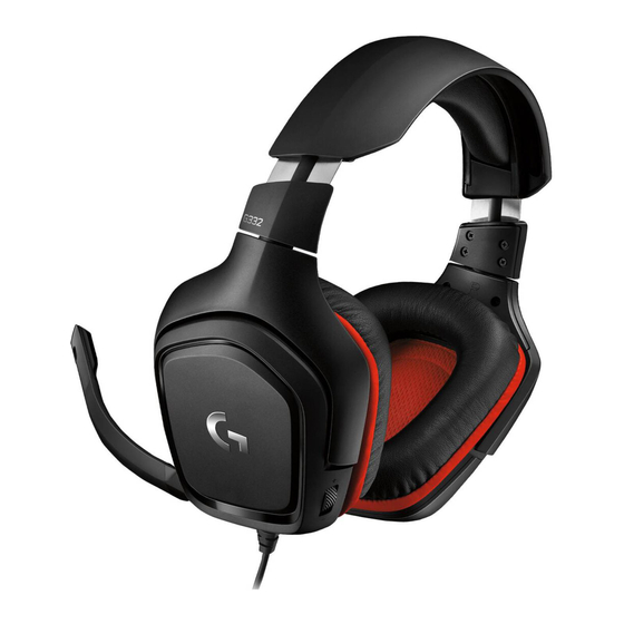 Logitech G332 User Manual