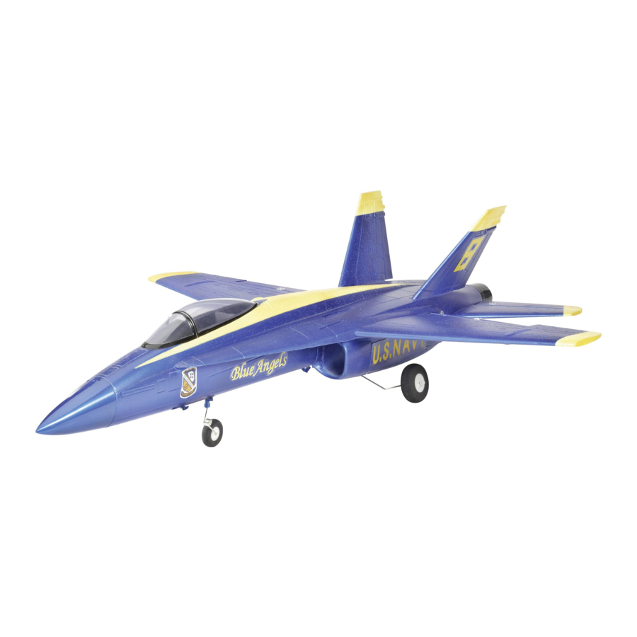 Reely F-18 Blue Angel Operating Instructions Manual