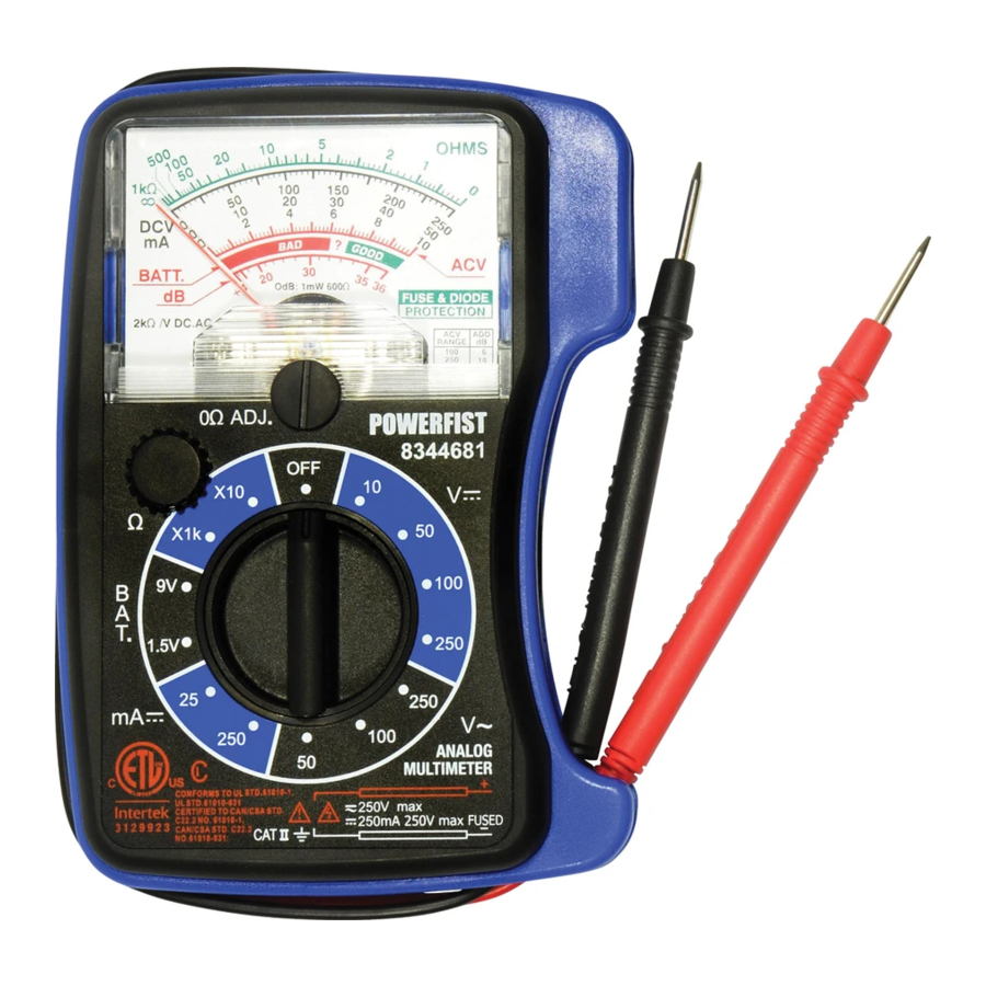 Power Fist 8344681 User Manual