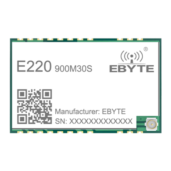 Ebyte E220-900M30S Manuals