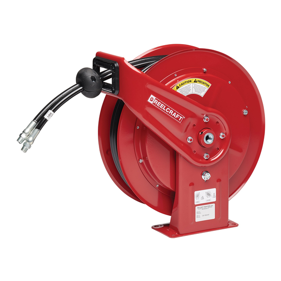 ReelCraft SW7000 Series Operating Instructions Manual