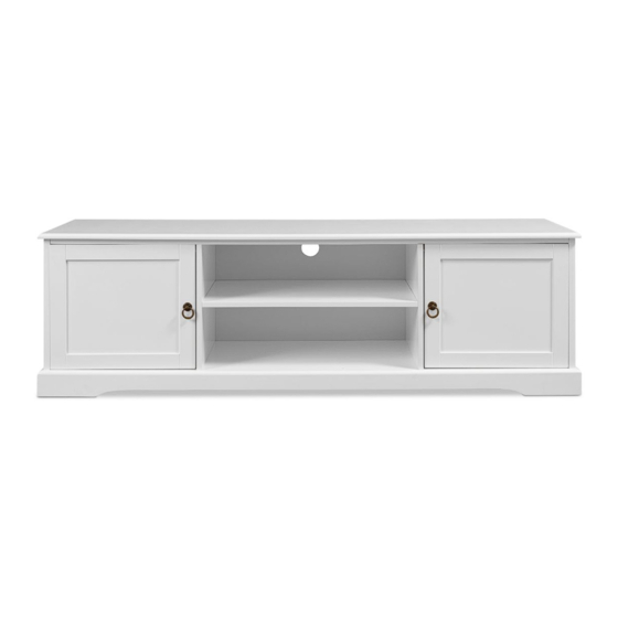 Mocka Hamptons Entertainment Unit Assembly Instructions Manual