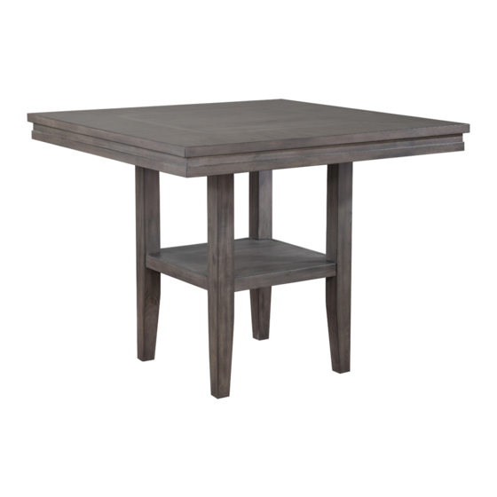 Sunset Furniture Sunset Trading DLU-EL-TL-4545-AG Assembly Instructions