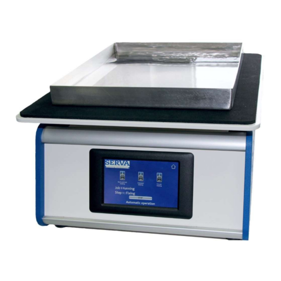 serva BlueStain Instruction Manual