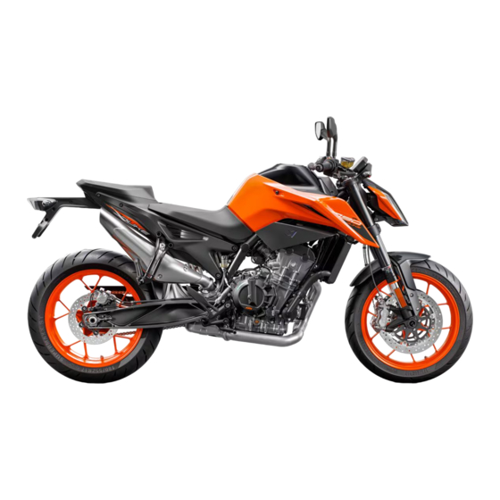 KTM 790 Duke 2020 Setup Instructions