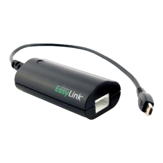 Vernier EasyLink EZ-LINK Quick Start Manual